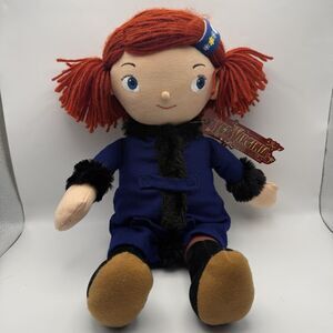 Macy’s Yes Virginia Doll 15" There Is a Santa Claus Red Hair Blue Coat Toy Plush